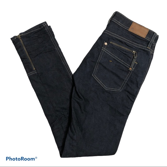 NEW H&M Jeans w Zipper Details 27 - Picture 4 of 4